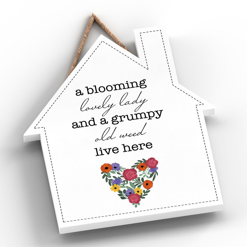 Text & Numbers Box Signs & Plaques, 18.5cm H x 16cm W x 0.9cm D