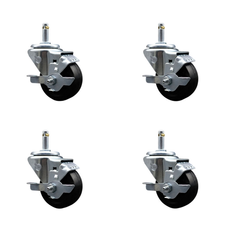 Soft Rubber Swivel Caster