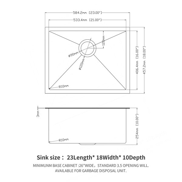 Dimensions du produit