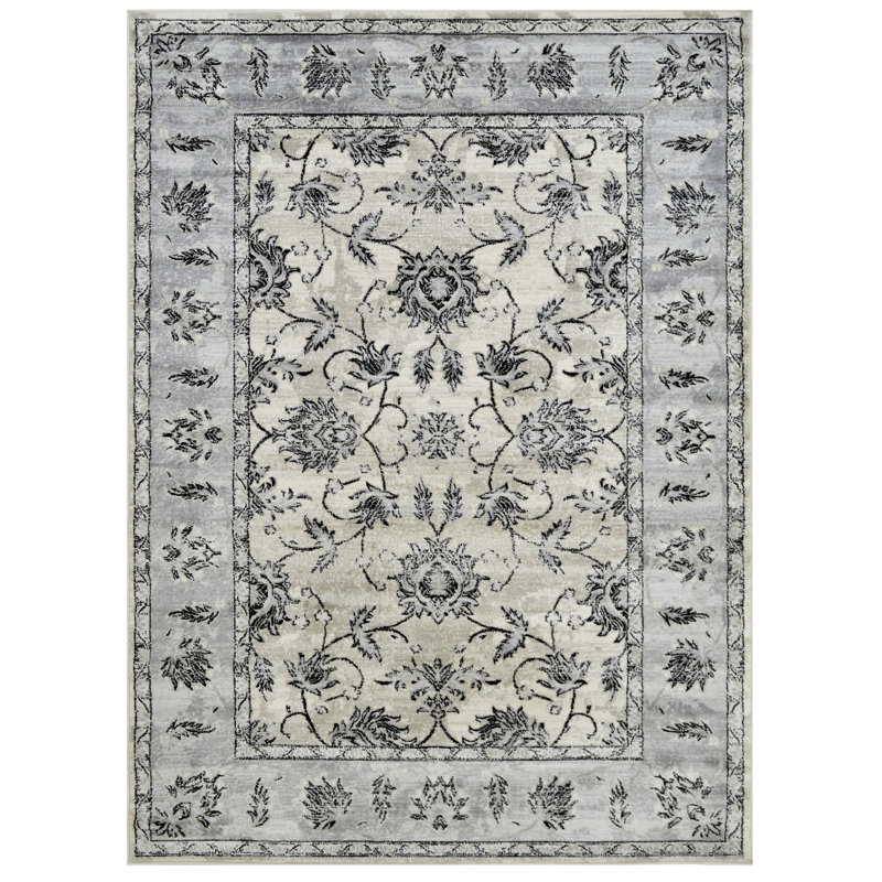 Mathena Oriental Indoor Rug, Rectangle 5' x 7'