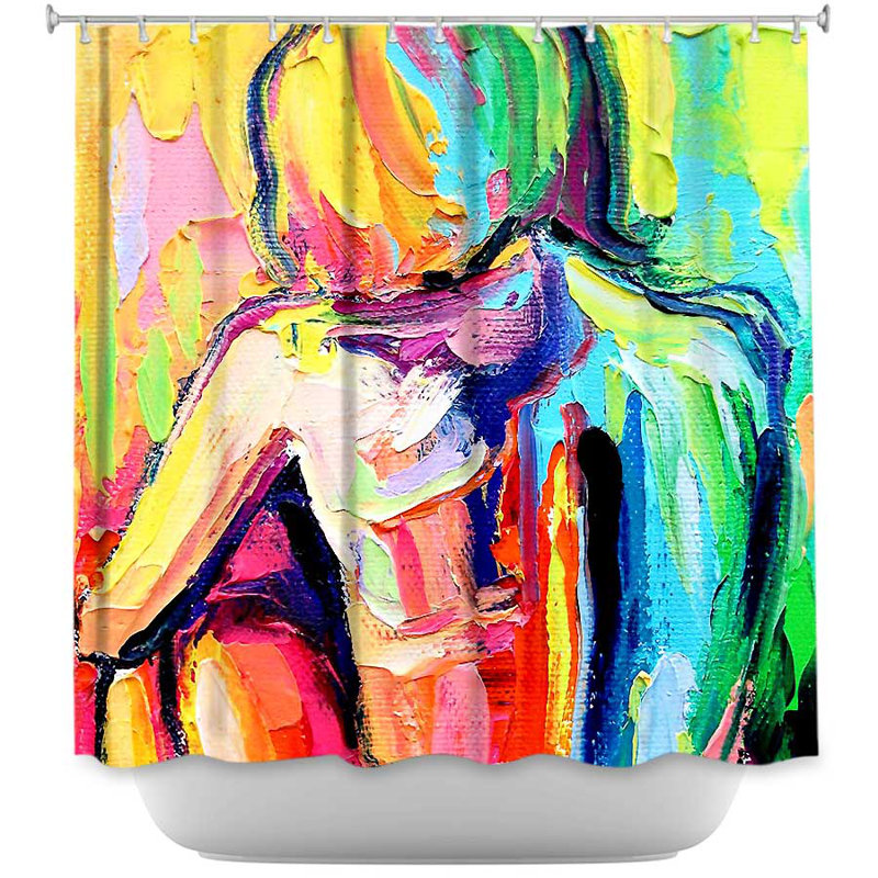 Rideau de douche simple femme 183