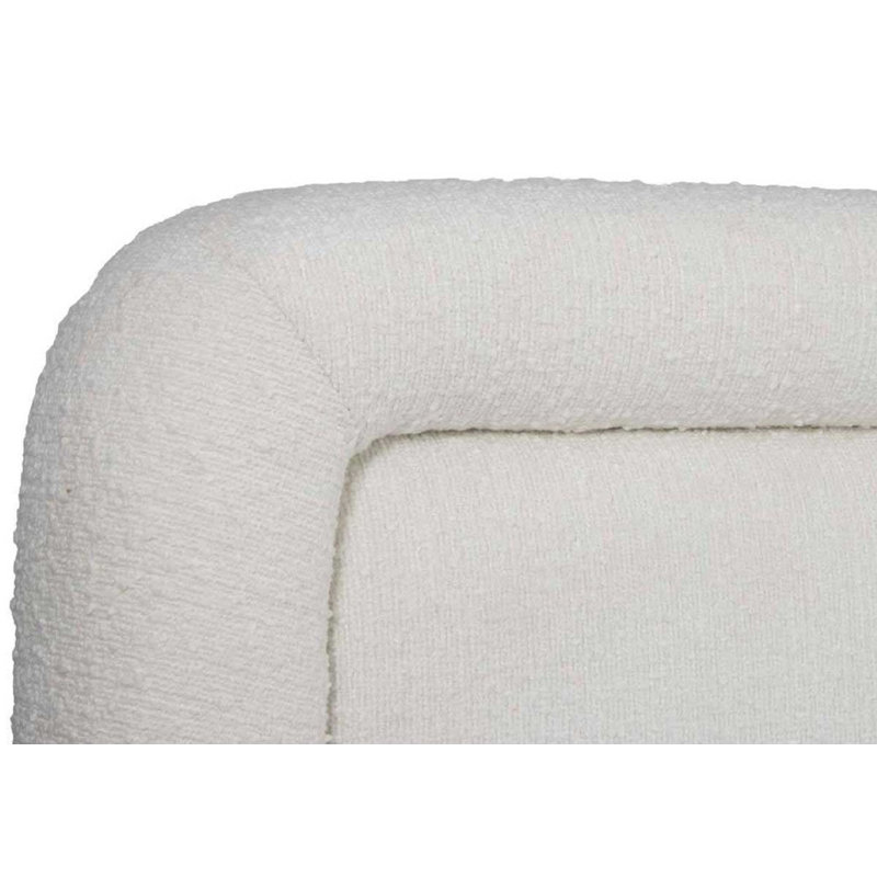Lit tapissier standard Karlin, Très grand, Blanc