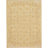 Savonile Ravenna Azm Wool Floral Area Rug in Beige