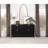 Black 2-Drawer Sideboard
