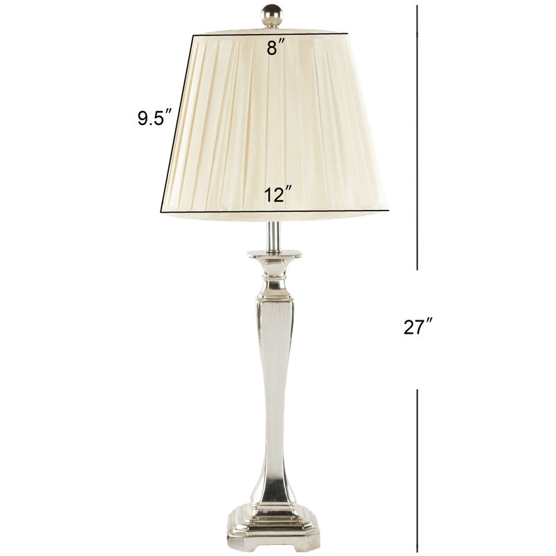 Gallien 27" Champagne Table Lamp Set, Cream