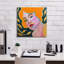  «On A Full Moon Evening» par Bebe Keith, art mural sur toile, 18 po x 18 po