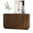 55.1" Fluted Sideboard Cabinet, Credenza With Adjustable Shelves-29373462-21677631