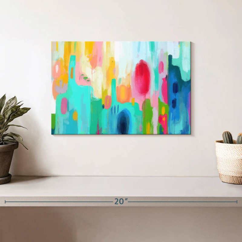 Avery Abstract Spring City, 8" H x 12" W