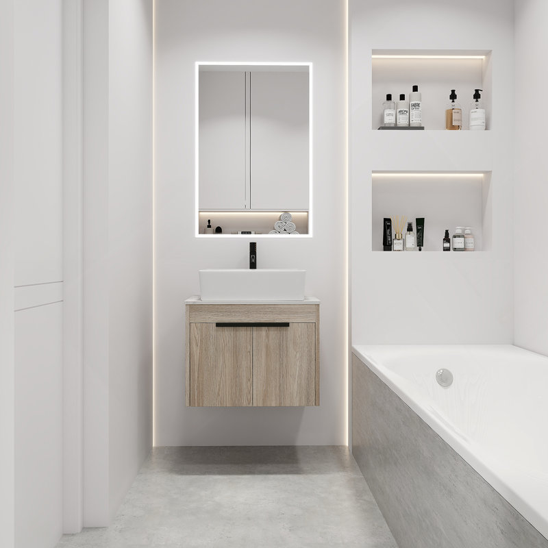 Ensemble de meuble-lavabo moderne 24 "avec lavabo en céramique 24"