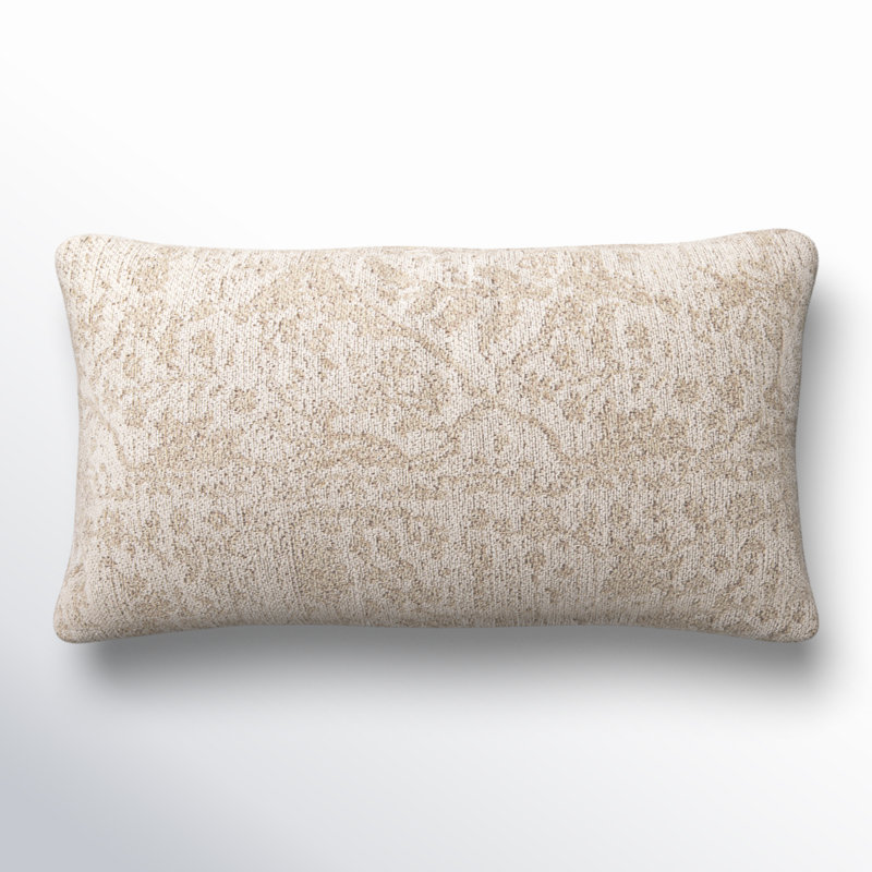 Frisina Damask Pillow Cover, Cream