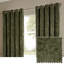 Lustre Velvet Room Darkening Curtain Panel Pair-124250807-124250809