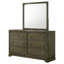 Commode 6 tiroirs avec miroir Myree