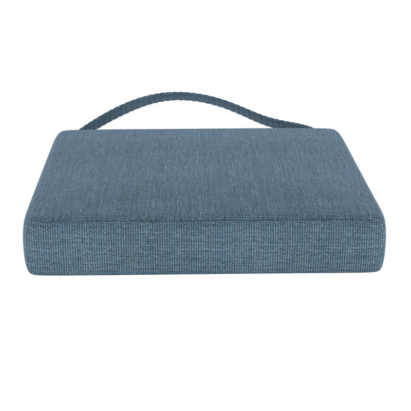 Sunbrella® Indoor/Outdoor Dining Chair Cushion, Spectrum Denim Sunbrella®