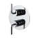 	Cigno 15pbp2.c.r Progressive Pressure Balancing Mixer With 2 Way Diverter In Polished Chrome