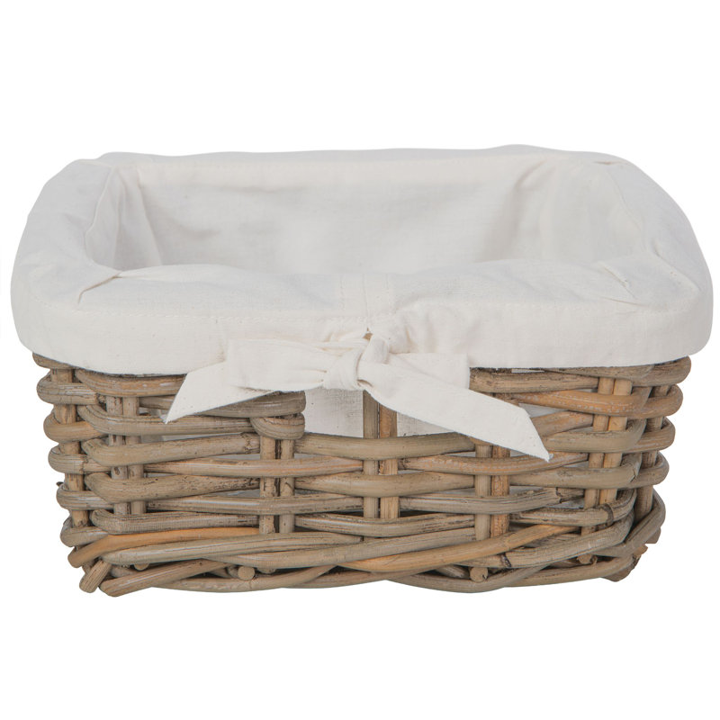 Panier en rotin Skiatook, H 4,75 po x l 9,5 po x P 9,5 po