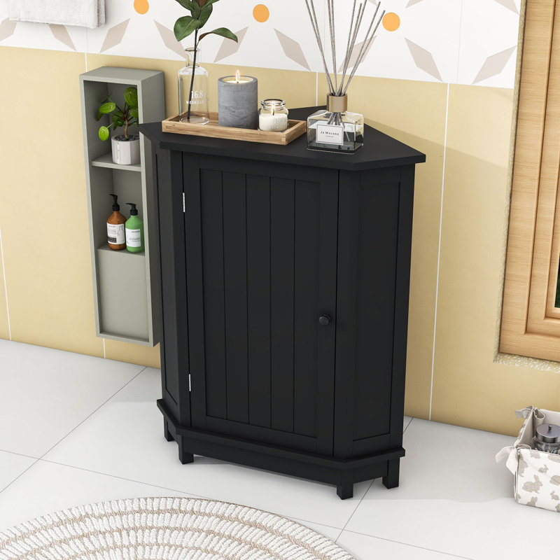 Armoire de salle de bain Gottman, Noir, noir, noir, noir