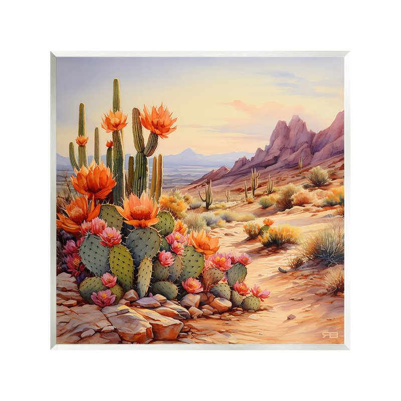 «Cactus Flower Landscape» par RB