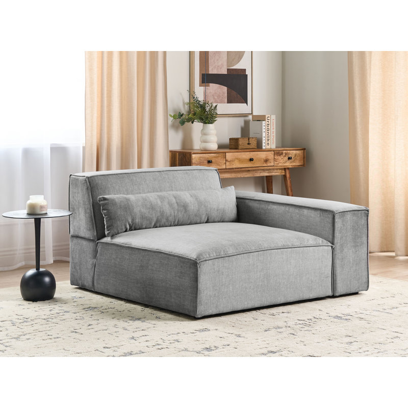 Boleslovas Upholstered Accent Chair, Grey