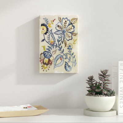 'Paisley Path III' by Chariklia Zarris - Wrapped Canvas Painting Print