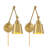 Lila 1-Light Adjustable Wall Sconce in Brass-2106725103