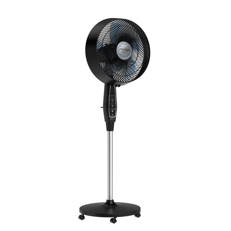 Ventilateur d'extérieur Rowenta, portable et résistant aux intempéries, noir