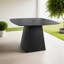 Table de salle à manger à piédestal d'extérieur 44 po Modern