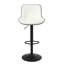 Swivel Bar Stools Modern Leather Upholstered Counter Stools for Kitchen Island, Adjustable Height Stools with Footrest for Home Bar-1305651190