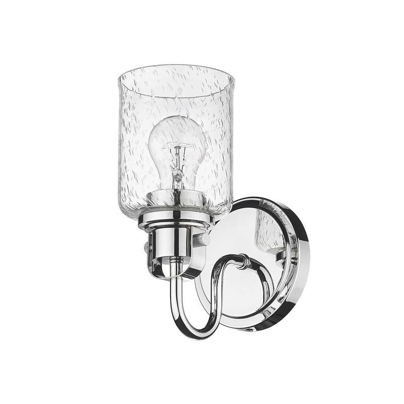 Tyringham Steel Armed Sconce, Chrome
