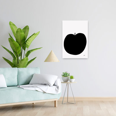 Minimal Apple Bold Classic Contemporary Fruit Nature Wall Art