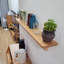 Tablette murale flottante en bois massif-969863858