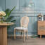 Ensemble de 2 chaises en bois avec sièges en tissu RICHELIEU-855267589