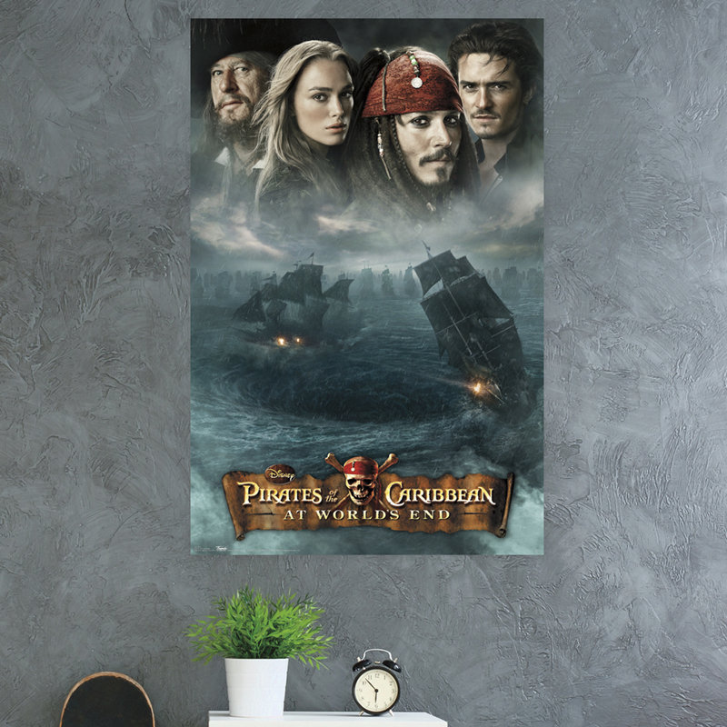 « pirates de the caraïbes », impression sur papier 3 dvd one