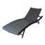 Chaise longue en osier Kauai PE-651711180