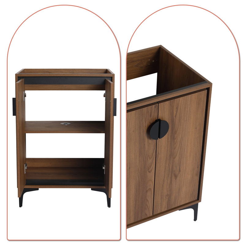 17.92'' Single Bathroom Vanity Base Only
