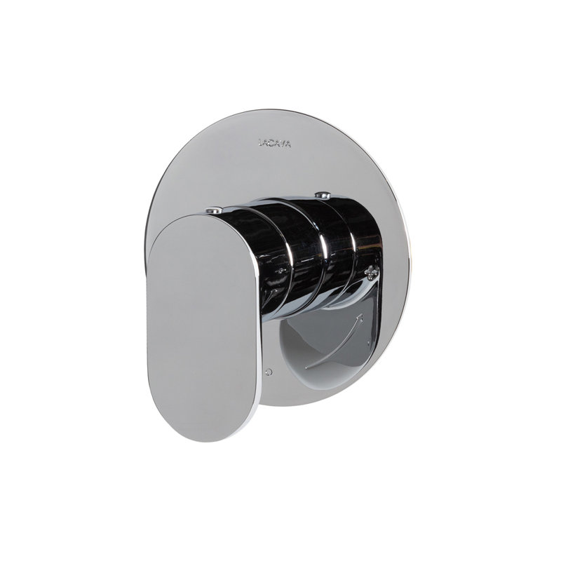Flou Built-In Compact Progressive Pressure Balancing Mixer, Chrome