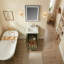 Meuble-lavabo autoportant 18 po avec lavabo simple en céramique intégré, vert olive-133202877