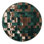 Machine Washable Checkered Green Area Rug