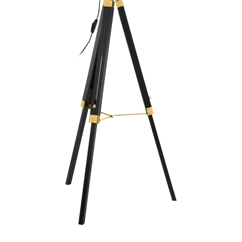 Bush 164cm Matte Tripod Floor Lamp, Black
