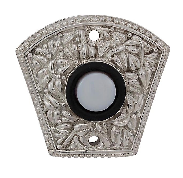 San Michele Fan Push Button, Polished Nickel