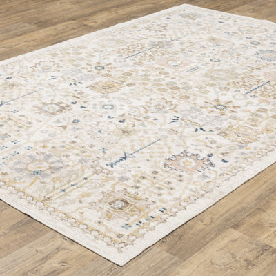 Tapis bleu / rose Tonye