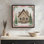 «Gingerbread Lane House II» par Nicole DeCamp, reproduction d'art