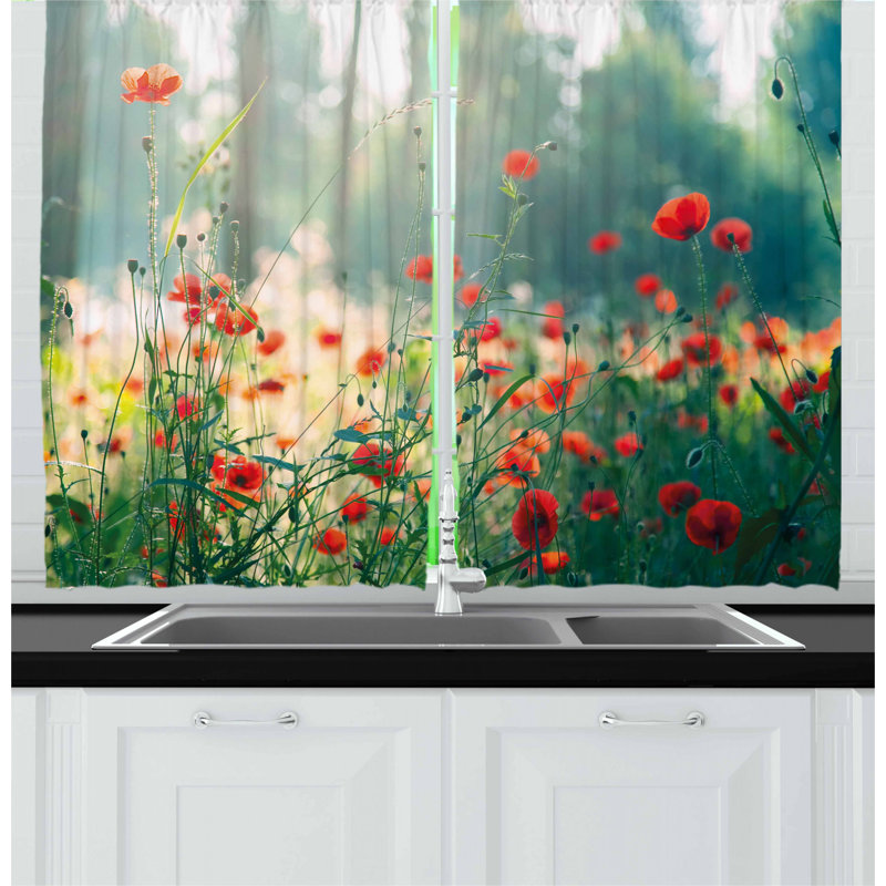 Pointed Kitchen Curtain