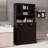Two-Compartment Tilt-Out Dirty Laundry Basket Tall Bathroom Cabinet With 2 Adjustable Shelves-1881476402