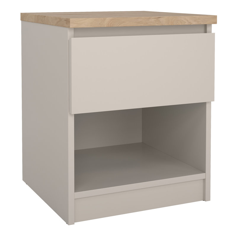 Takasha 49.5cm W Manufactured Wood Bedside Table