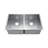 Undermount Stainless Steel Kitchen Sink 90 Degree Zero Radius with Bottom Grid and Strainer-111029436-111029438