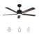 52'' Magdline 5 - Blade LED Smart Standard Ceiling Fan with Remote Control and Light Kit Included.