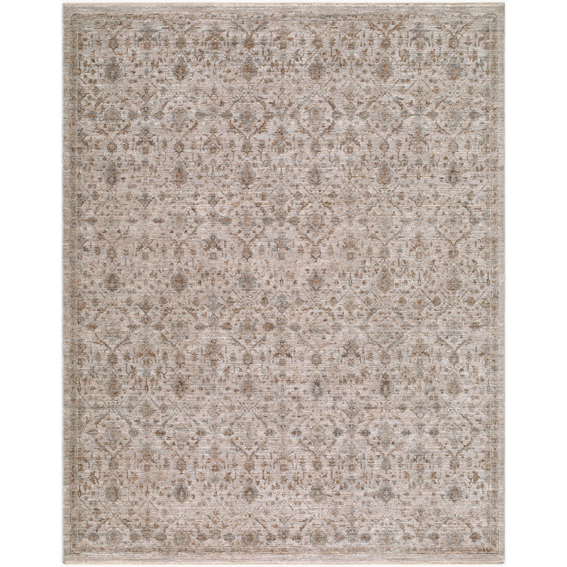 Tapis tissé à la machine Demre, Rectangulaire 7 pi 10 po x 10 pi