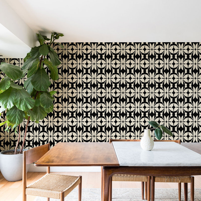 Panneau floral pelez et collez Leipsic, L 24 po x l 10 po