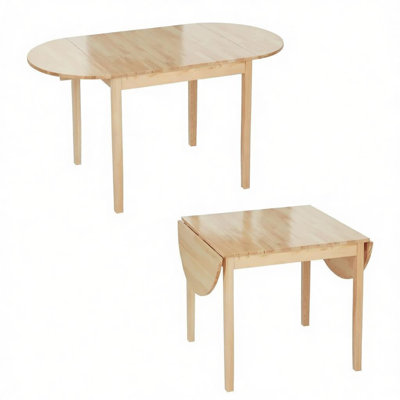 Multi-Function Extendable Table,Convertible Drop-Leaf Dining Table,Compact-to-Large Transforming Table(Only 1Pcs Table)