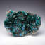 Dioptase avec plancheite sur calcite
